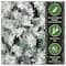 7.5ft. Unlit Acacia Medium Flocked Artificial Christmas Tree